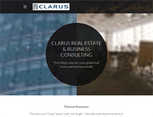 Tablet Screenshot of clarusrealestate.com